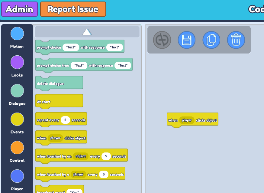 Events Section
